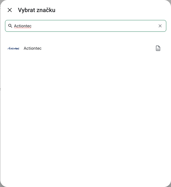 Vyhledání integrace Actiontec v českém RichPear Home