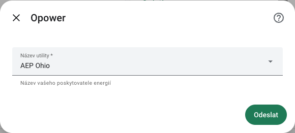 Opower průvodce s předvolenou utilitou AEP Ohio